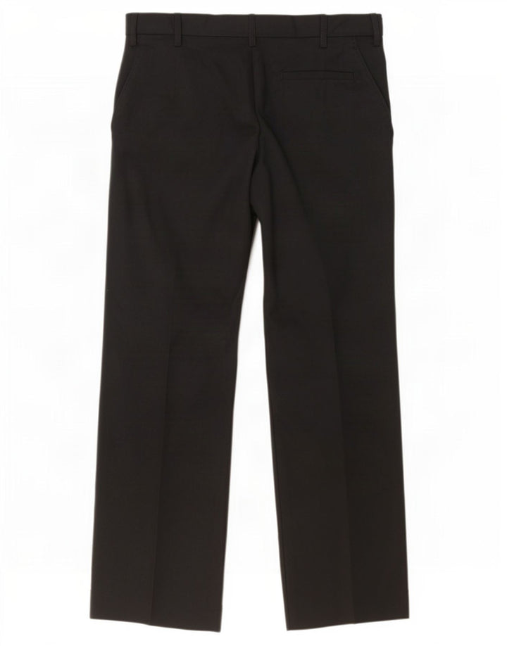 Farah Mens Classic Straight Suit Trousers W32 L29 Black Polyester