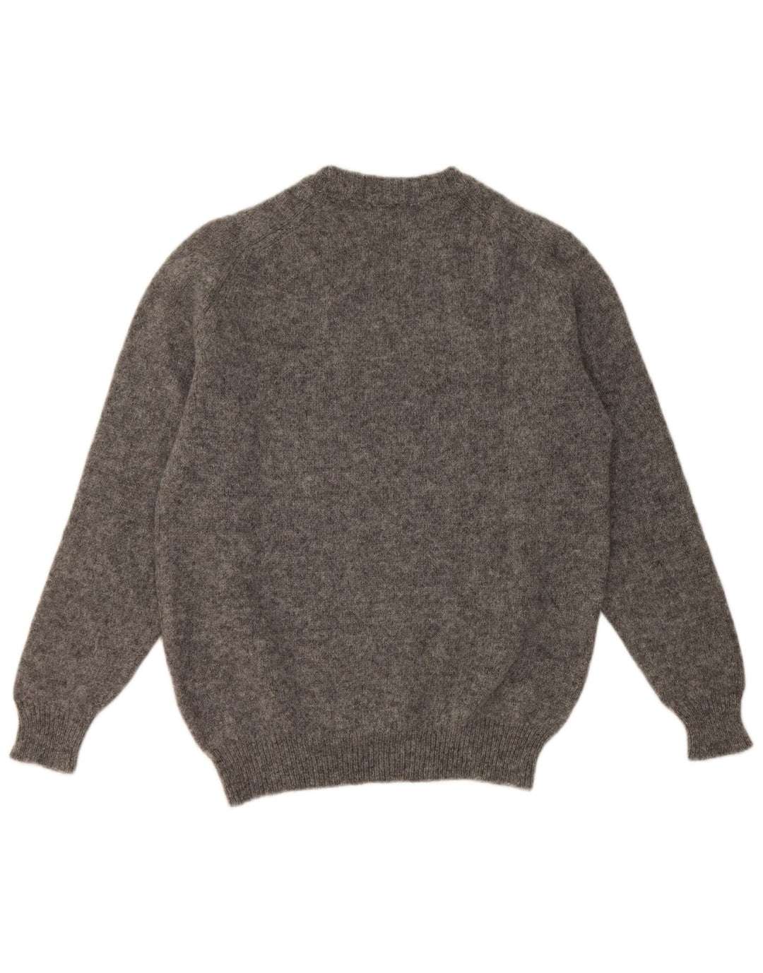 Vintage Mens Crew Neck Jumper Sweater IT 54 XL Grey Virgin Wool