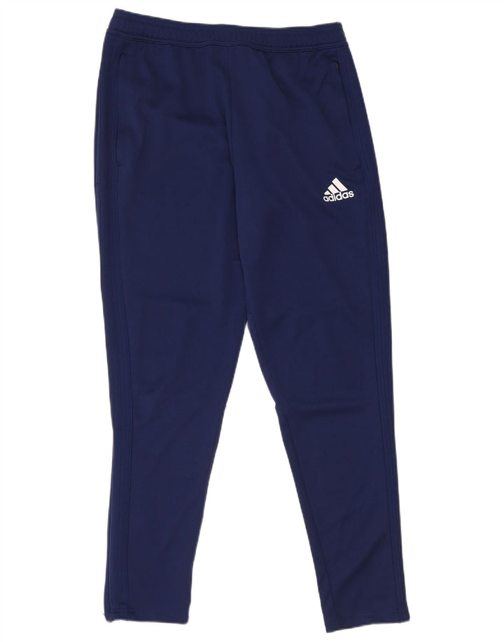 ADIDAS Mens Climacool Tracksuit Trousers Medium  Navy Blue Polyester