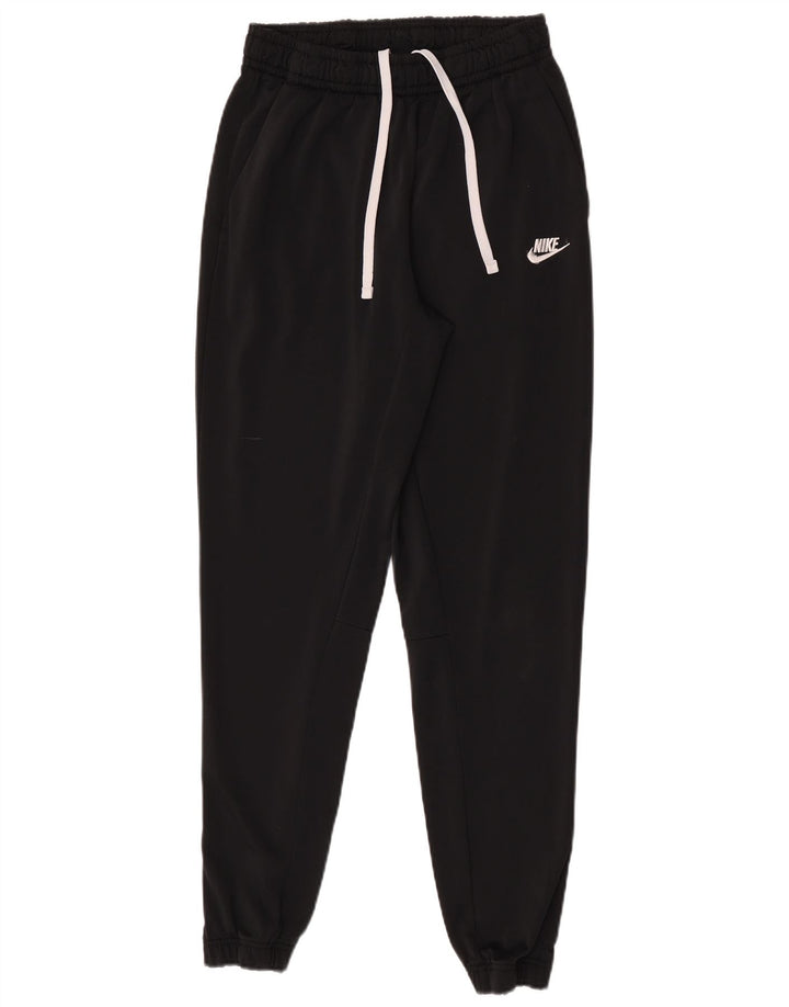NIKE Womens Tracksuit Trousers Joggers UK 12 Medium  Black