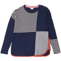 White Stuff Womens Boat Neck Jumper Sweater UK 10 Small Navy Blue