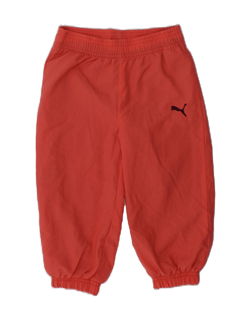 PUMA Baby Boys Joggers Tracksuit Trousers 18-24 Months Red Polyester | Vintage Puma | Thrift | Second-Hand Puma | Used Clothing | Messina Hembry 