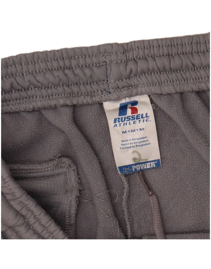 Russell Athletic Mens Dri-Power Tracksuit Trousers Medium Grey