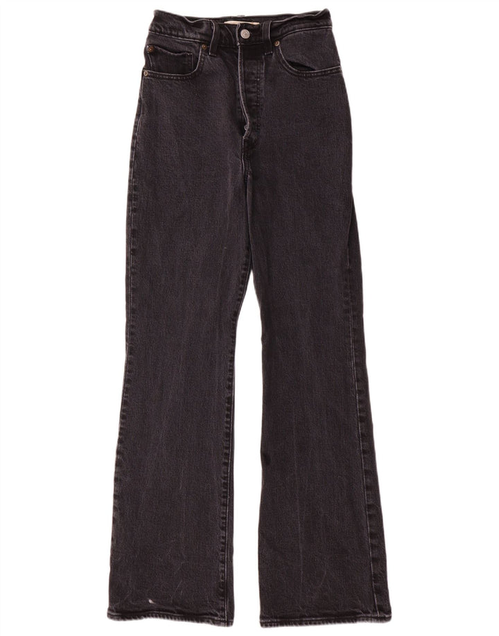 Levi's Womens High Rise Bootcut Jeans W27 L31 Grey Cotton