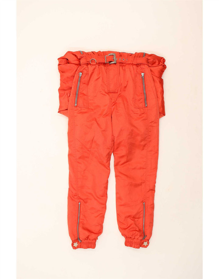Silvy Womens Loose Fit Hooded Ski Jumpsuit IT 44 Medium Red Winter