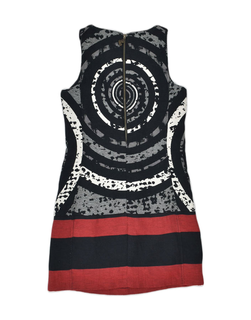DESIGUAL Womens Shift Dress IT 38 XS Multicoloured Cotton | Vintage | Thrift | Second-Hand | Used Clothing | Messina Hembry 