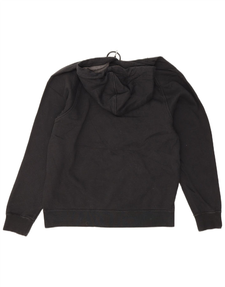 Nike Mens Hoodie Jumper Medium Black Cotton