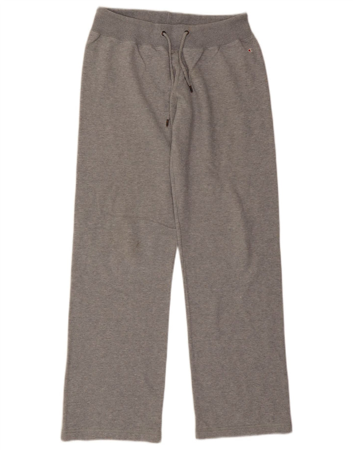 CHAMPION Womens Tracksuit Trousers UK 14 Large  Grey Cotton