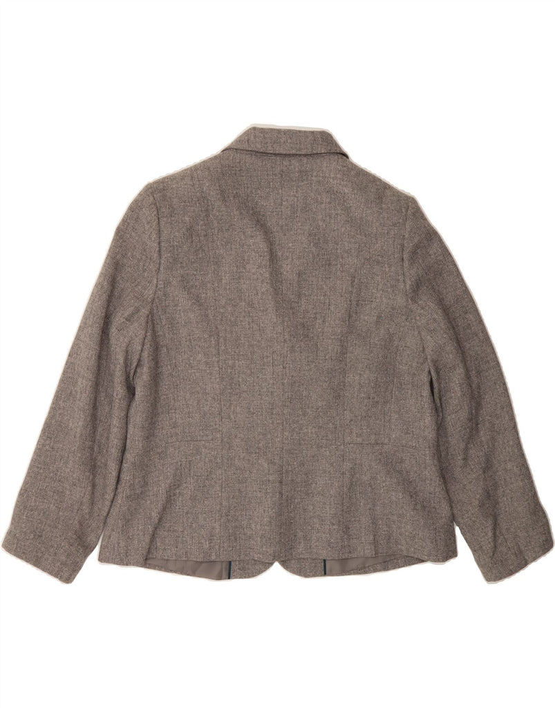 EASTEX Womens 2 Button Blazer Jacket UK 16 Large Grey Polyester Vintage Eastex and Second-Hand Eastex from Messina Hembry 