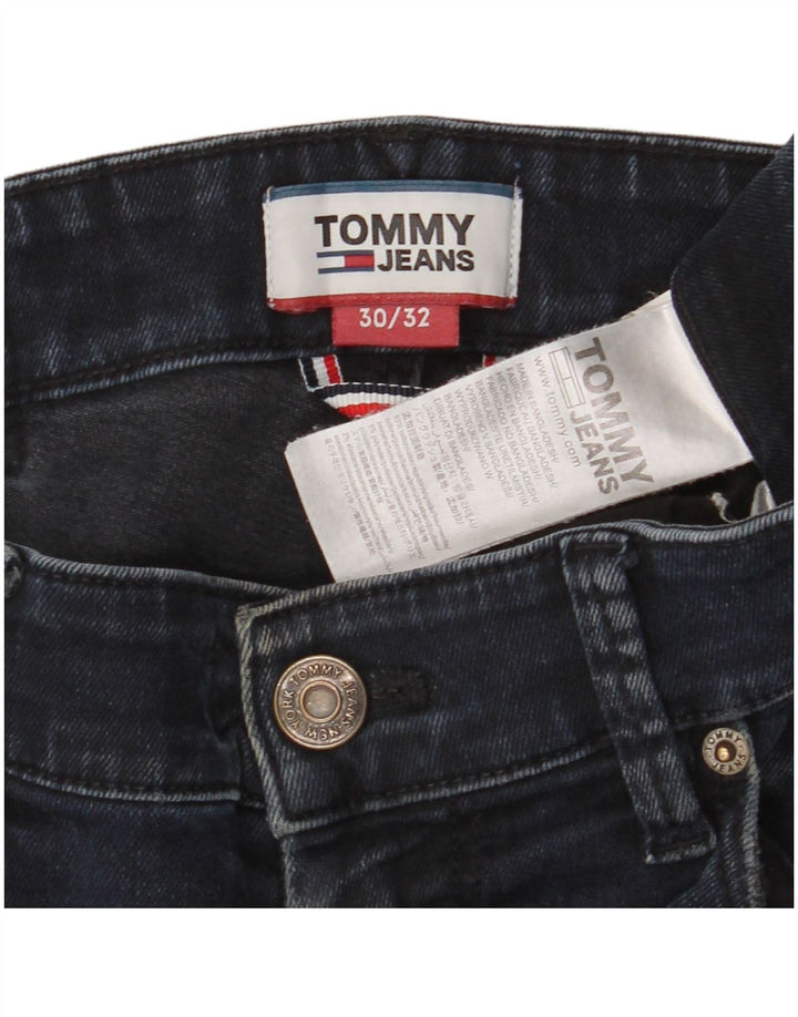 Tommy Hilfiger Mens Slim Jeans W30 L32 Navy Blue Cotton