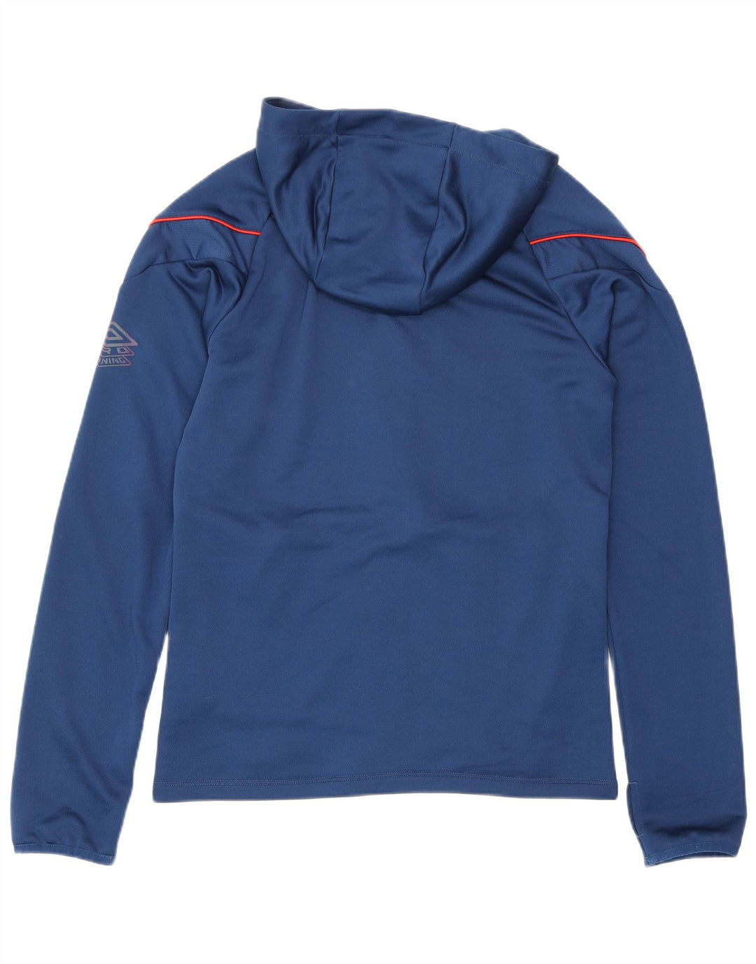 Umbro Mens Hooded Tracksuit Top Jacket Small Navy Blue Polyester