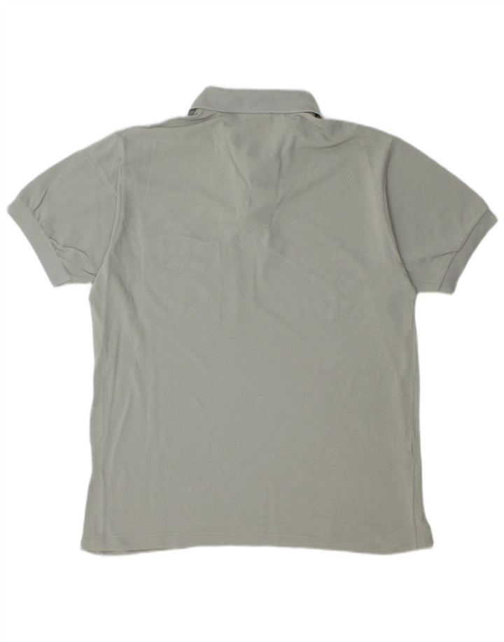 LACOSTE Mens Polo Shirt Size 4 Medium Grey Cotton