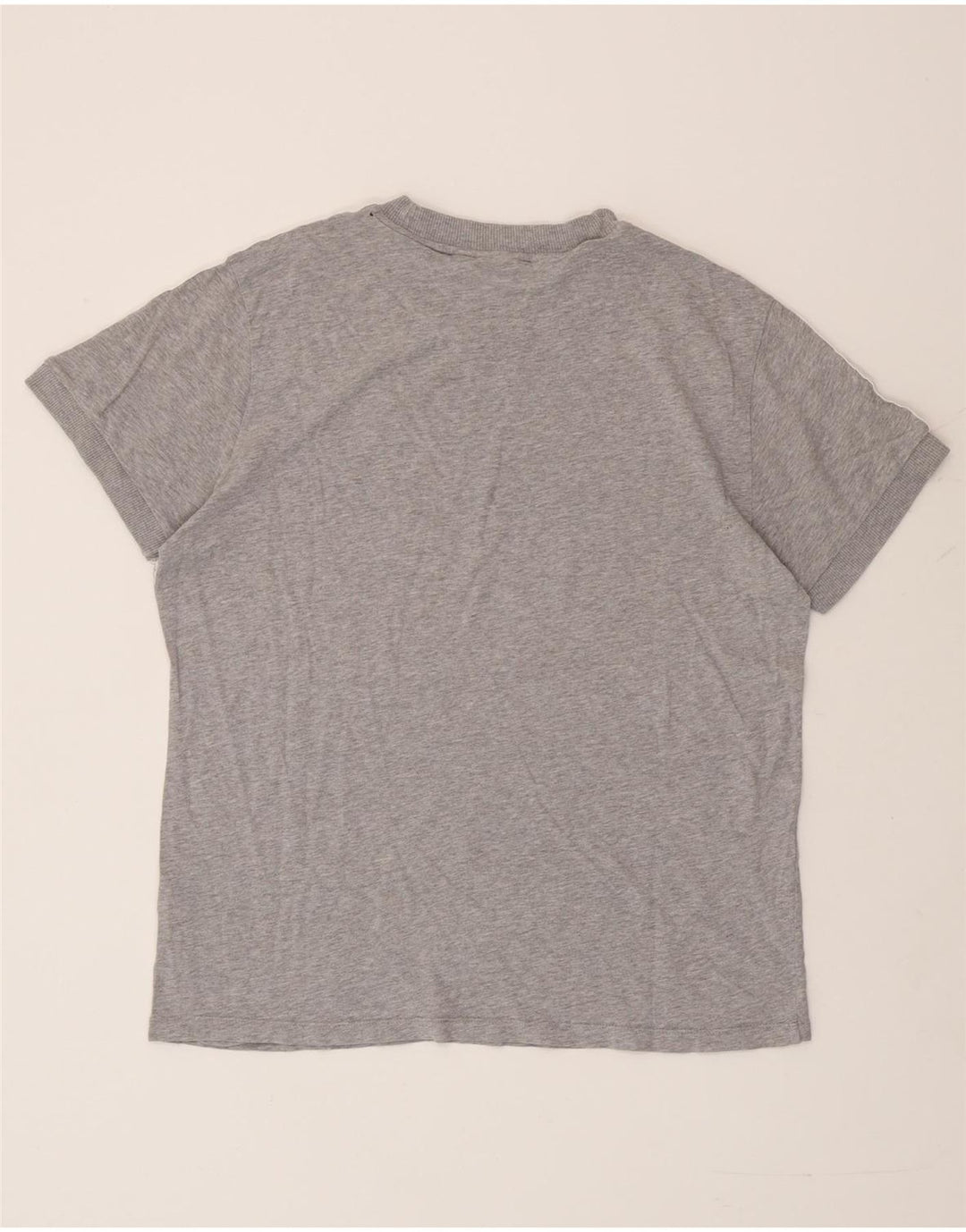 Adidas Womens Oversized T-Shirt Top UK 12 Medium Grey Flecked