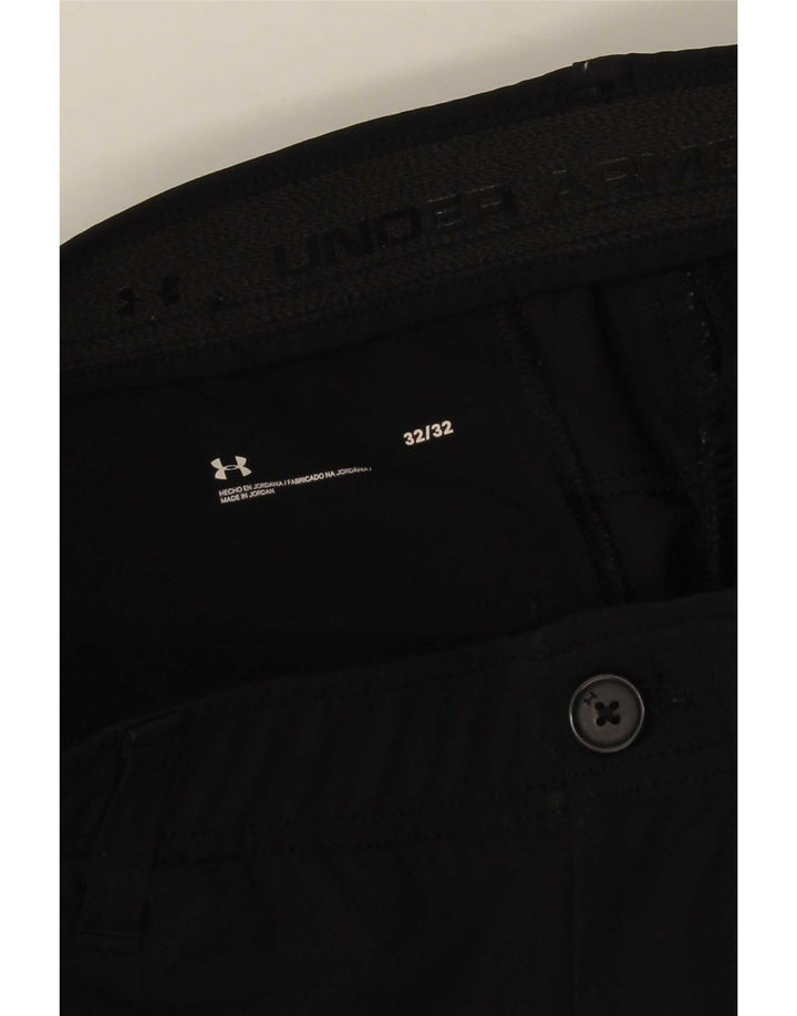 Under Armour Mens Slim Chino Trousers W32 L32 Black