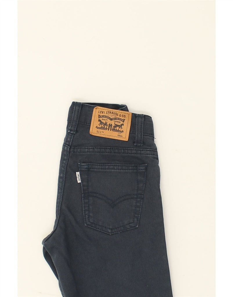 LEVI'S Boys 511 Slim Casual Trousers 5-6 Years W20 L21  Navy Blue Cotton | Vintage Levi's | Thrift | Second-Hand Levi's | Used Clothing | Messina Hembry 