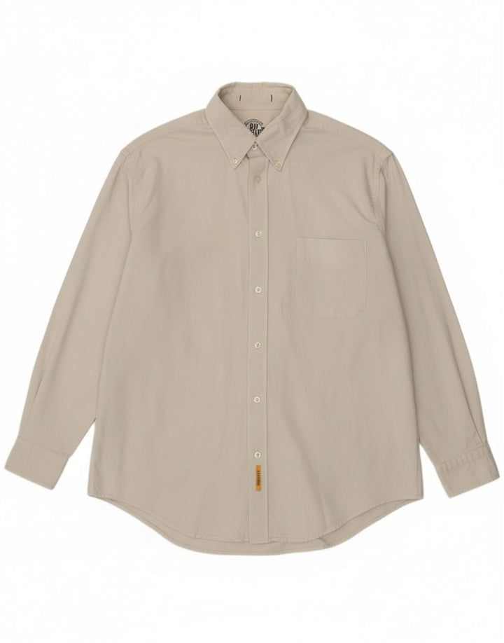 B.D. Baggies Mens Shirt XL Off White Cotton