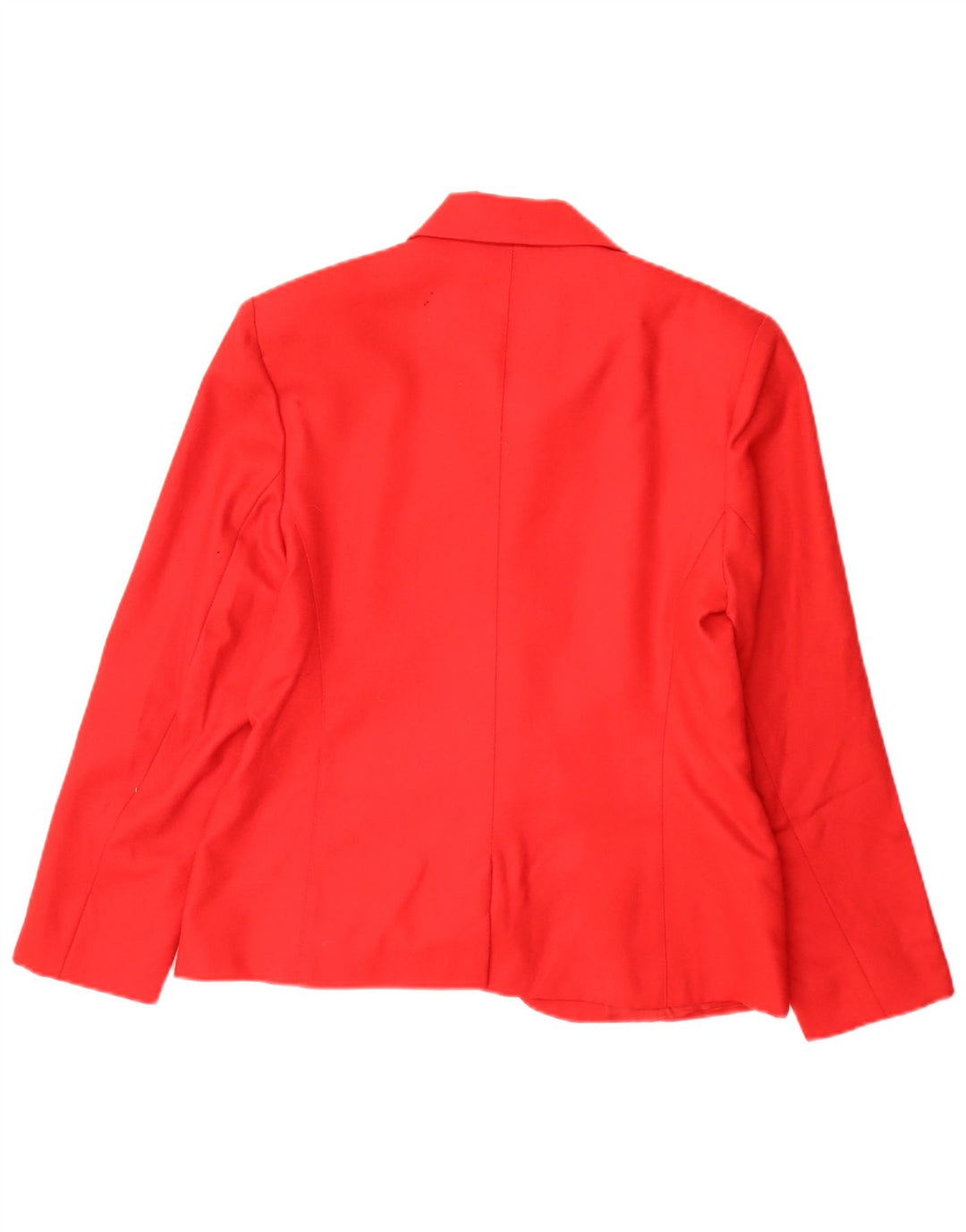 Vintage Womens 5 Button Blazer Jacket IT 44 Medium Red Wool Classic