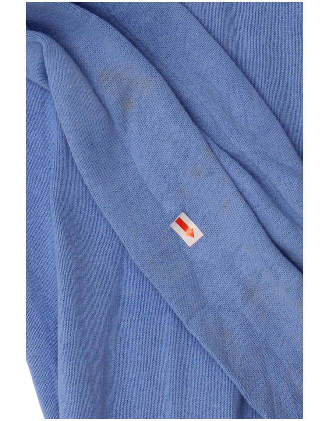 CREW CLOTHING Mens Zip Neck Jumper Sweater Small Blue Cotton