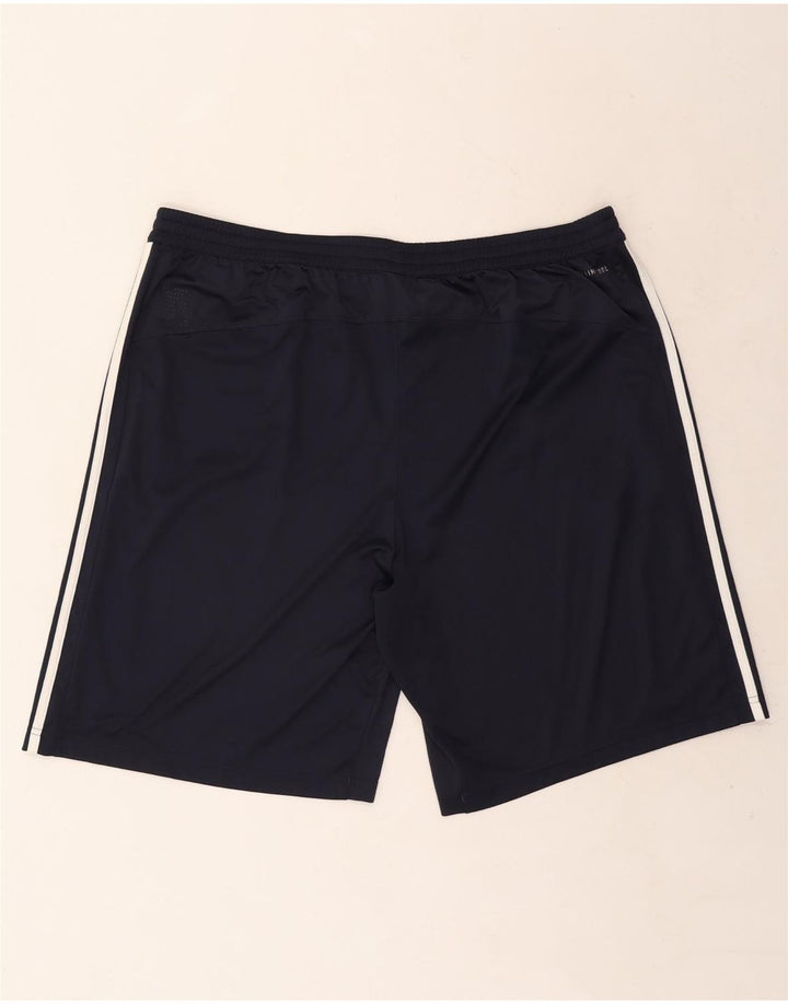 Adidas Mens Climacool Sport Shorts 2XL  Navy Blue Polyester