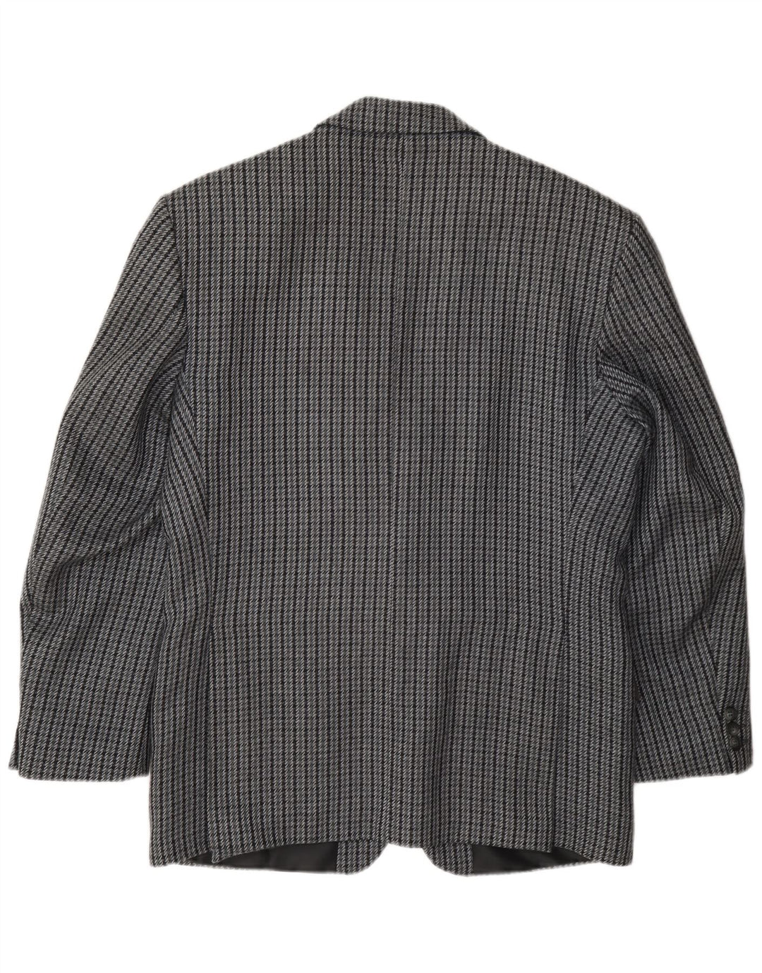 Kilmaine Mens 2 Button Blazer Jacket UK 38 Medium Grey Houndstooth Wool