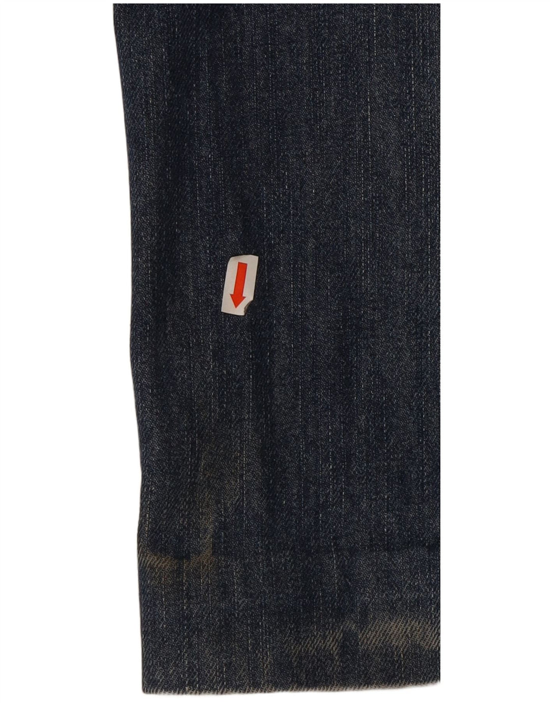 Wrangler Mens Straight Jeans W32 L32 Navy Blue Cotton