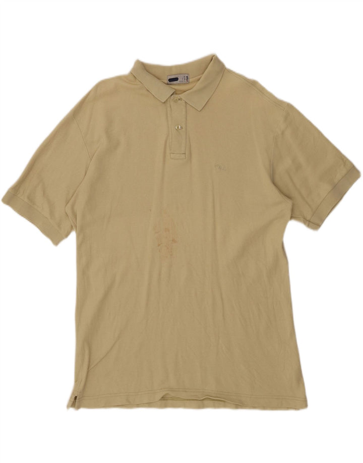 FILA Mens Polo Shirt IT 54 XL Beige
