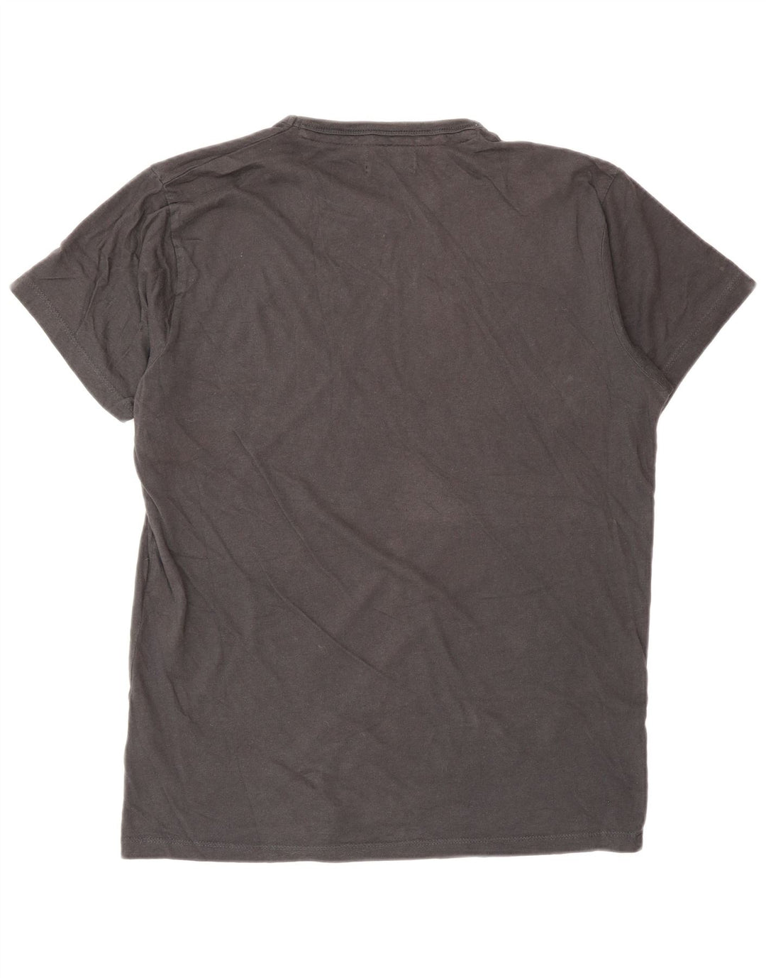 Jack & Jones Mens Graphic T-Shirt Top Medium Grey Cotton