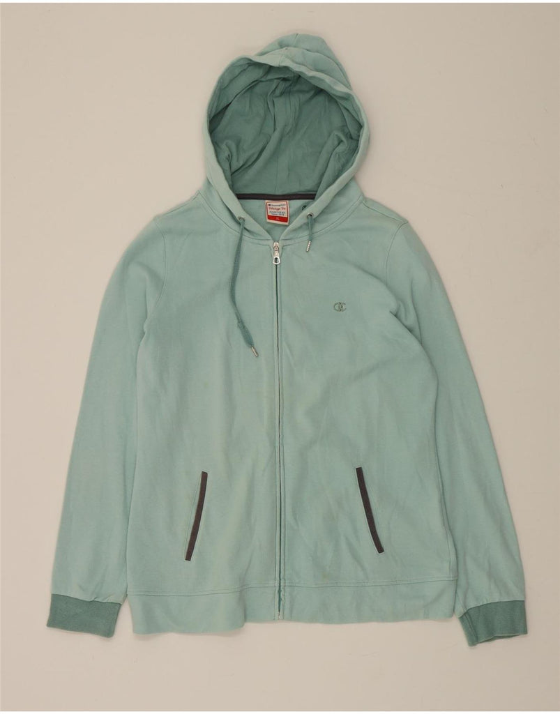 CHAMPION Womens Zip Hoodie Sweater UK 18 XL Green Vintage Champion and Second-Hand Champion from Messina Hembry 