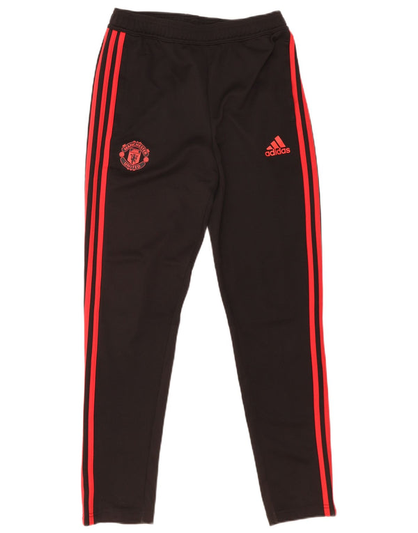 Adidas Boys Manchester United Tracksuit Trousers 13-14 Years Black