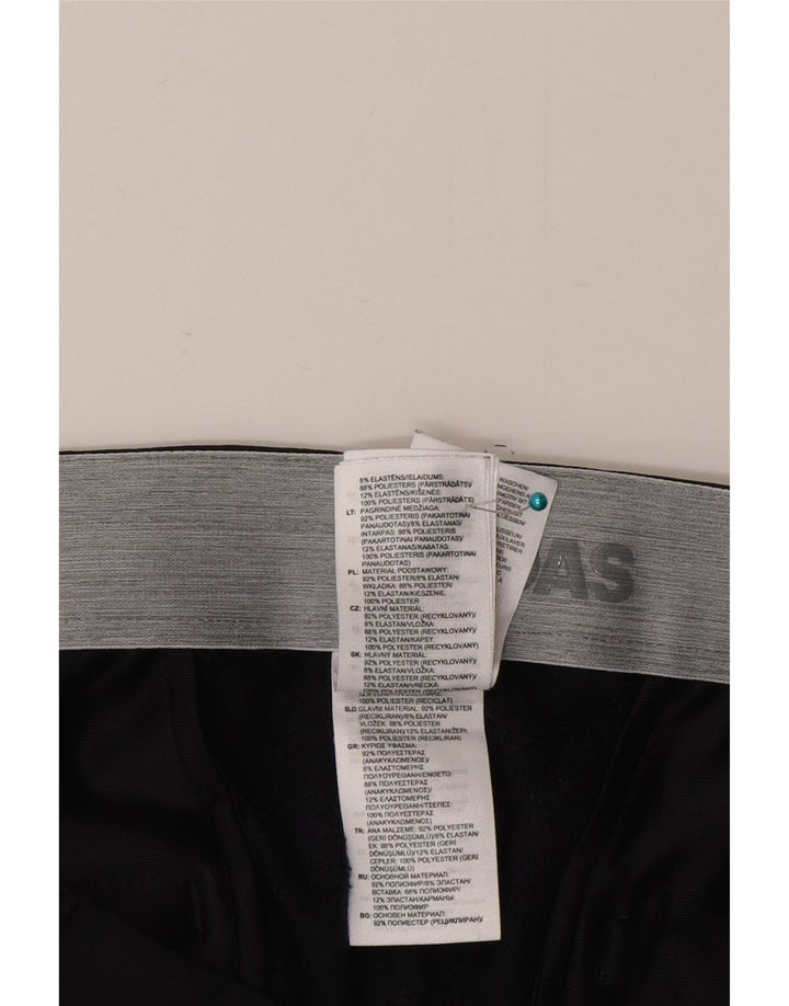 Adidas Mens Slim Chino Trousers  W34 L32 Black Polyester
