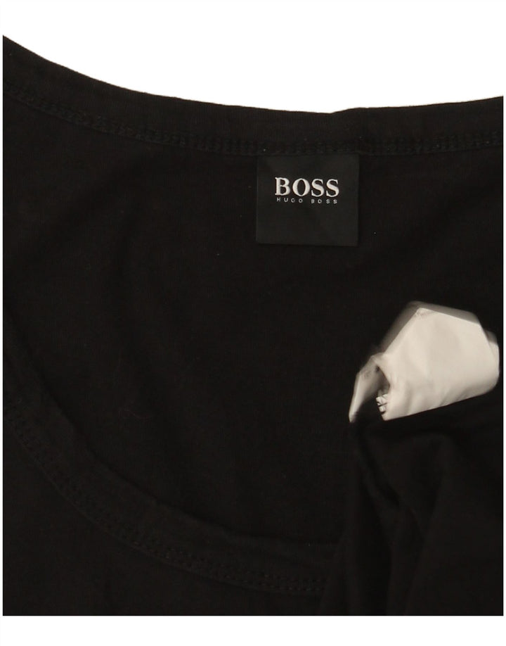 Hugo Boss Mens Graphic Vest Top Large Black Cotton