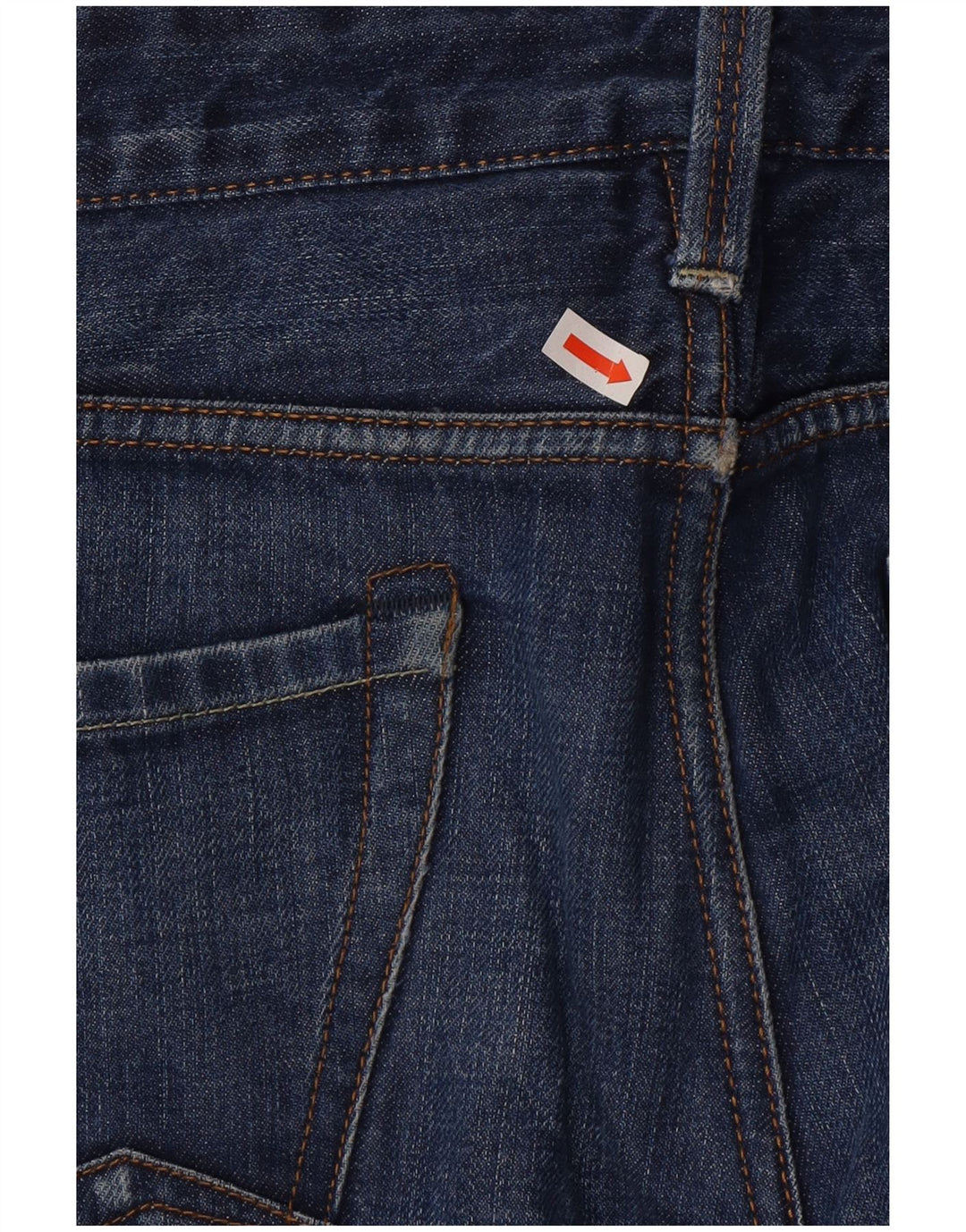 Replay Mens Straight Jeans W34 L32 Blue Cotton