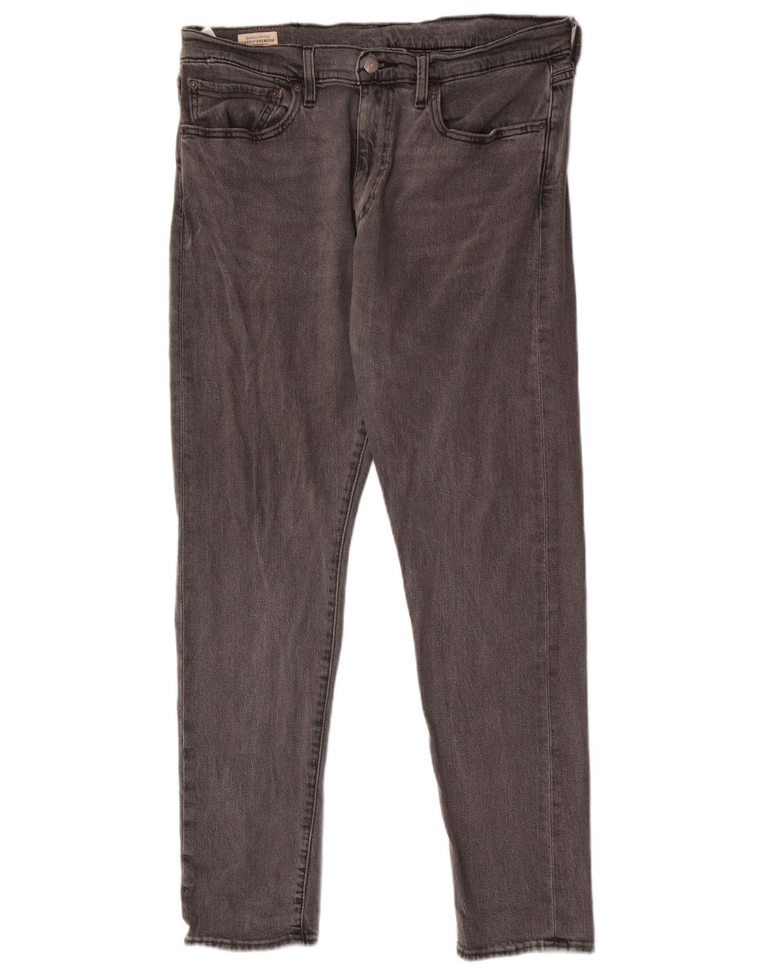 Levi's Mens 512 Slim Tapered Jeans W34 L32 Grey Cotton