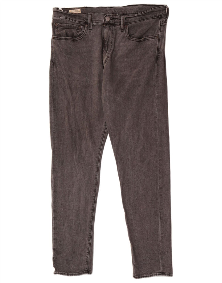 Levi's Mens 512 Slim Tapered Jeans W34 L32 Grey Cotton