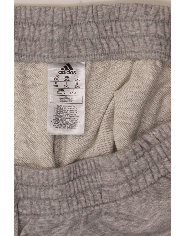 Adidas Mens Sport Shorts 2XL Grey Cotton