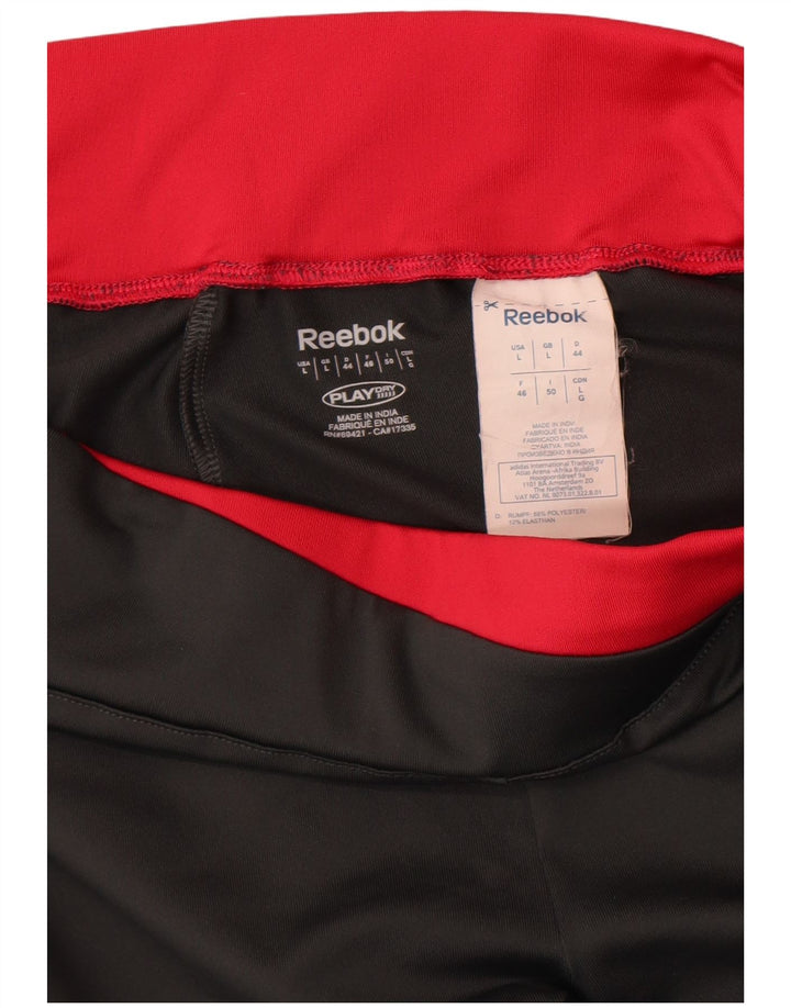 Reebok Womens Tracksuit Trousers UK 14 Large  Grey Polyester