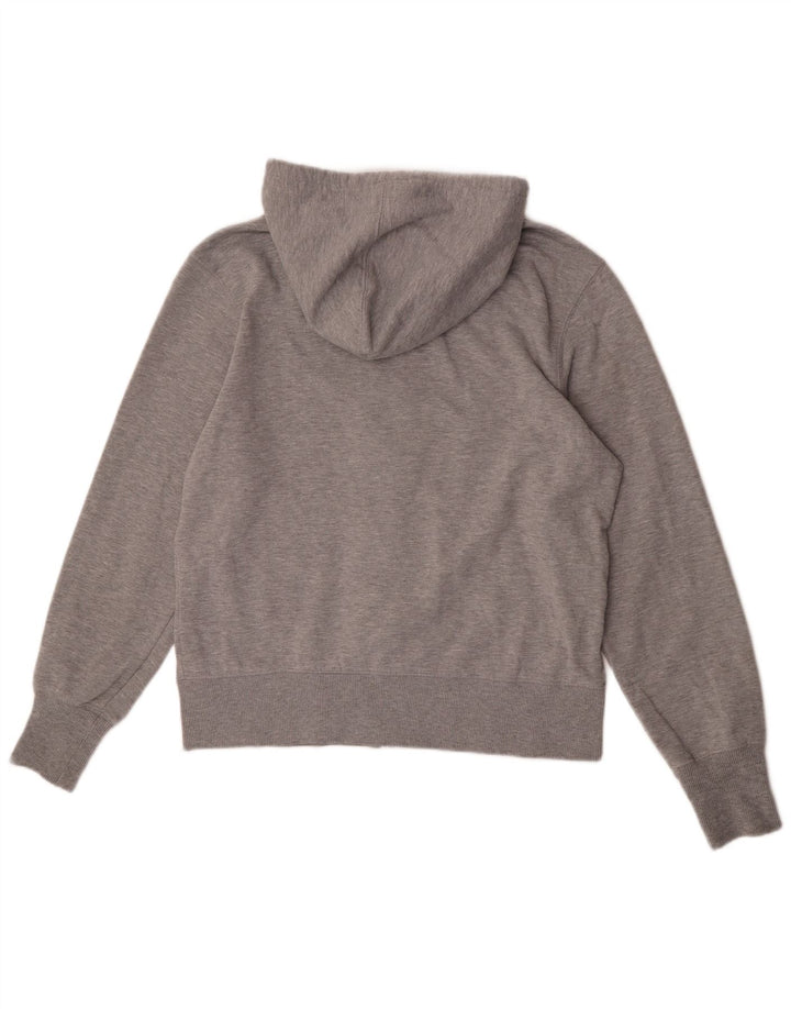 Penguin Mens Zip Hoodie Sweater Small Grey Polyester