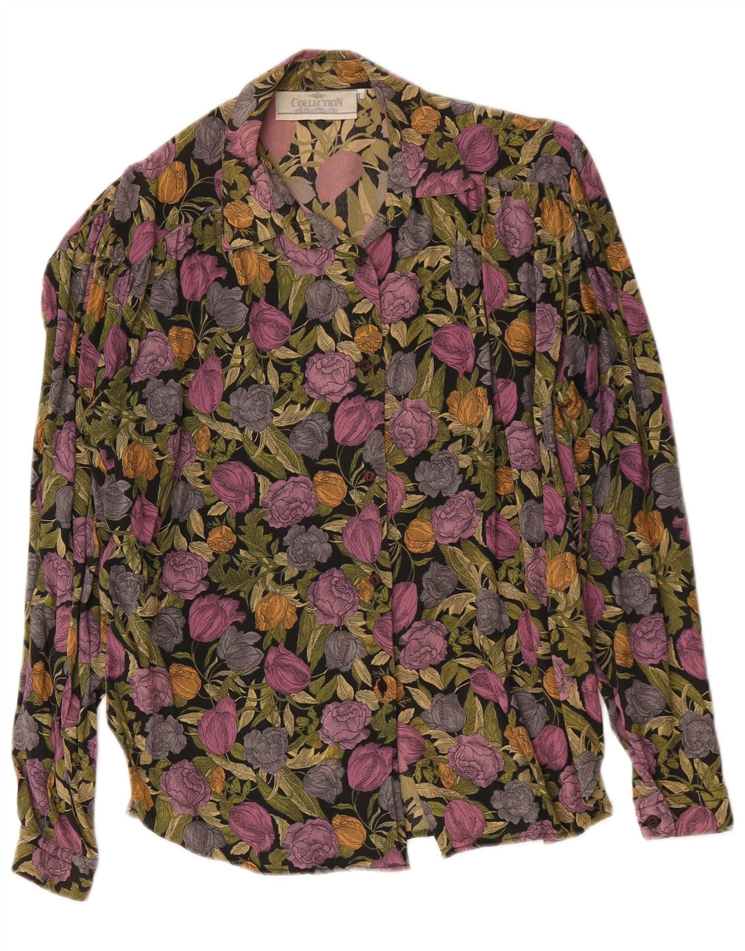 Collection Womens Shirt Blouse UK 18 XL Multicoloured Floral