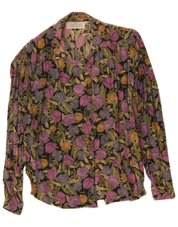 Collection Womens Shirt Blouse UK 18 XL Multicoloured Floral