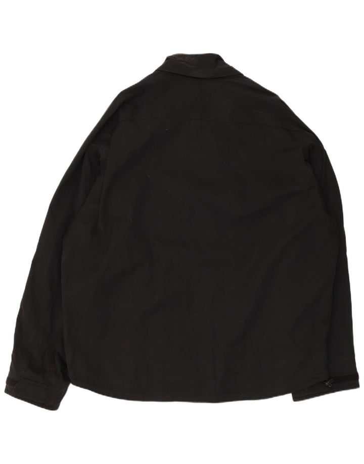 Levi's Mens Bomber Jacket UK 42 XL Black Cotton