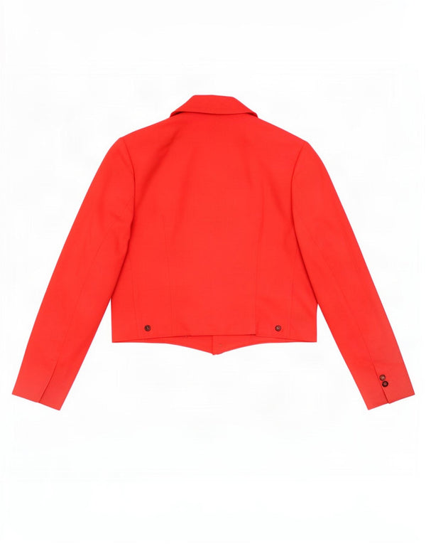 Zara Womens Bolero Jacket UK 6 XS Red