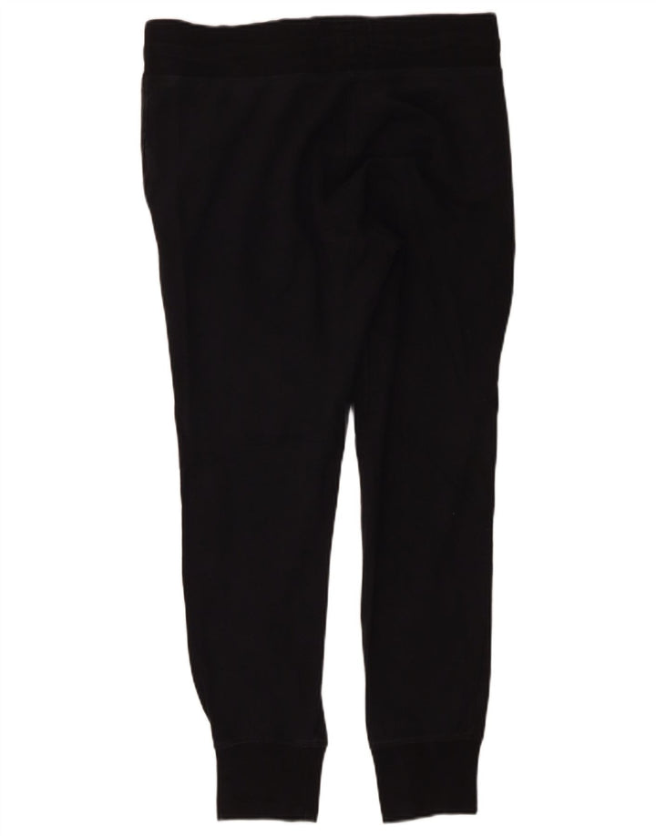 JACK WILLS Womens Graphic Tracksuit Trousers Joggers UK 12 Medium  Black