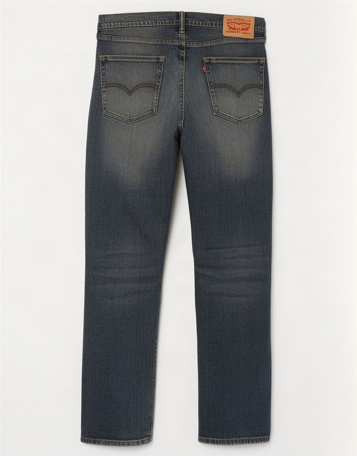 Levi's Mens 514 Straight Jeans W36 L32 Blue Cotton