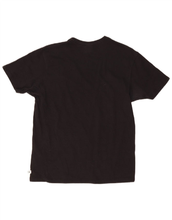 Russell Athletic Mens T-Shirt Medium Black Cotton