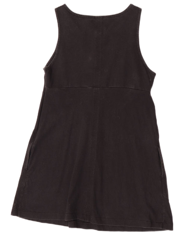American Eagle Womens Sleeveless A-Line Dress UK 14 Large Black Cotton
