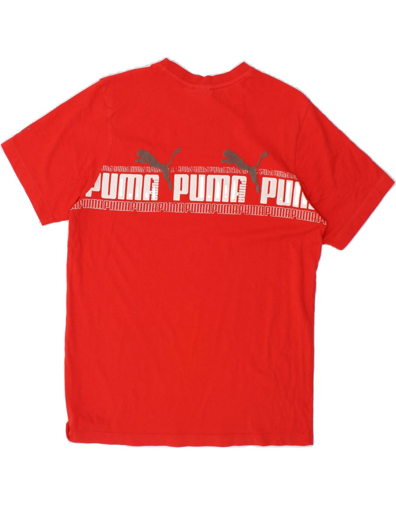 PUMA Boys Graphic T-Shirt Top 14-15 Years Red | Vintage Puma | Thrift | Second-Hand Puma | Used Clothing | Messina Hembry 