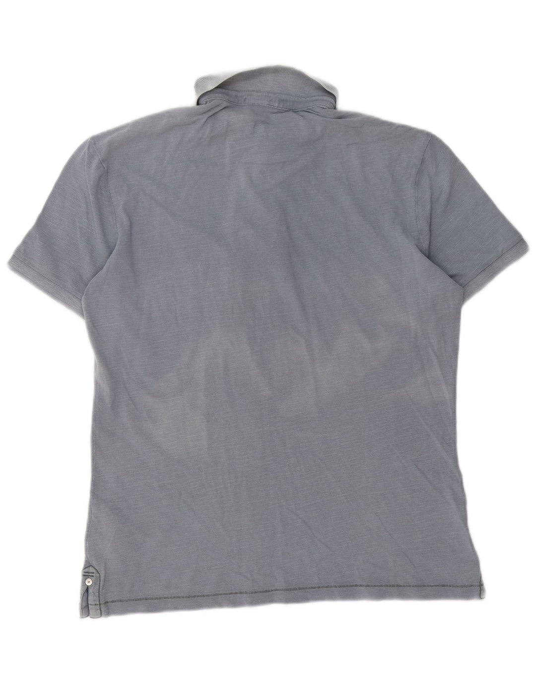 Napapijri Mens Polo Shirt Medium Blue Cotton