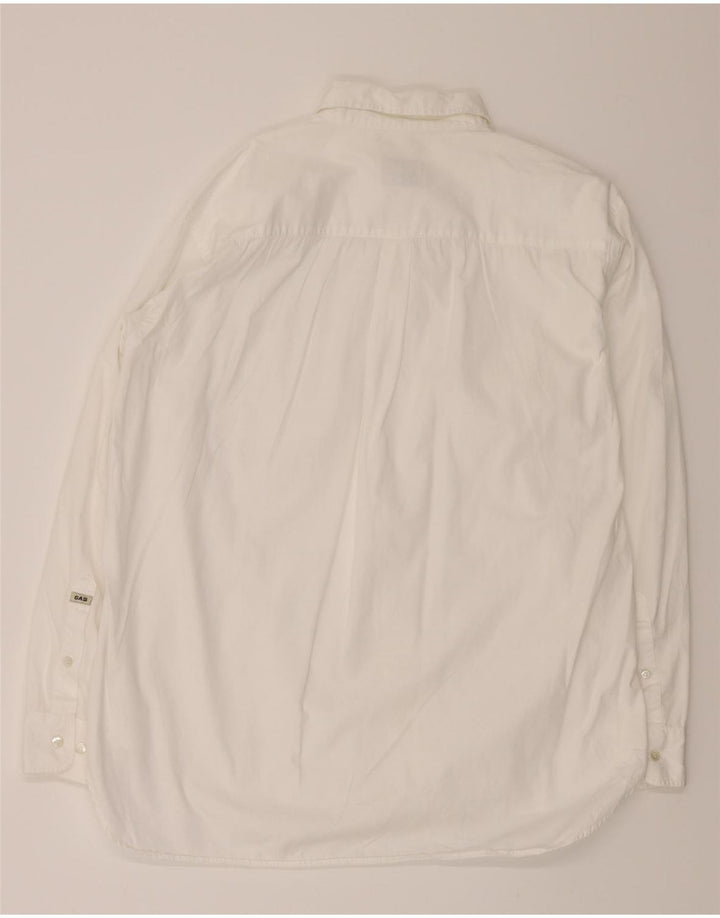GAS Mens Shirt 2XL White Cotton Vintage Gas and Second-Hand Gas from Messina Hembry 