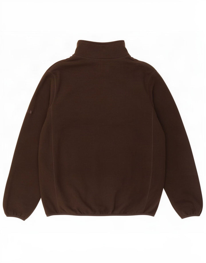 Slam Mens Fleece Jacket UK 42 XL Brown Polyester