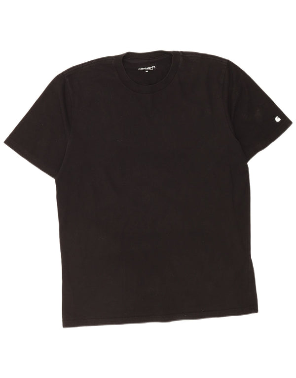 Carhartt Mens T-Shirt Top Medium Black Cotton